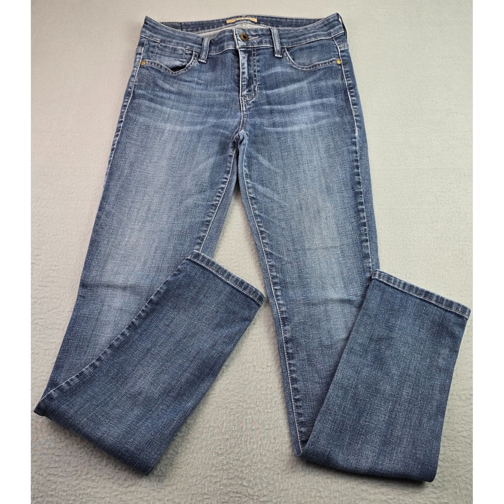 GUESS Stretch Bootcut Jeans Size 28 (Tag 27) Medium Wash Low Rise Y2K Bootcut